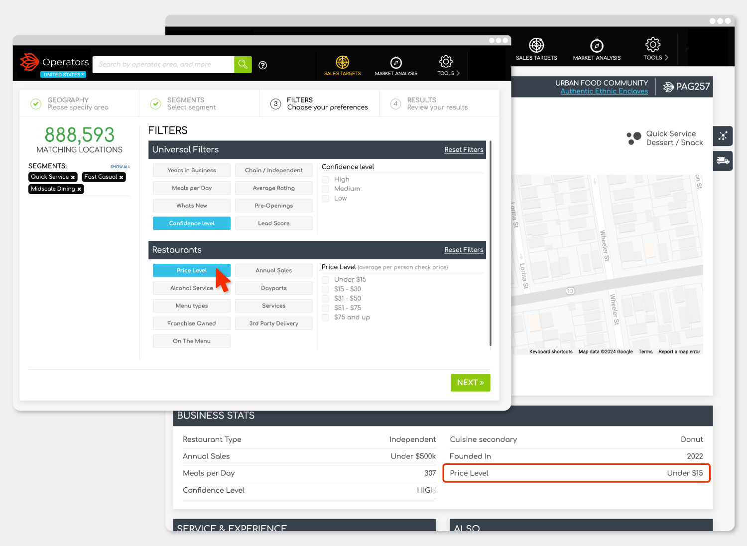 Sales-Intelligence_Price-Level-Filter_Grey-1